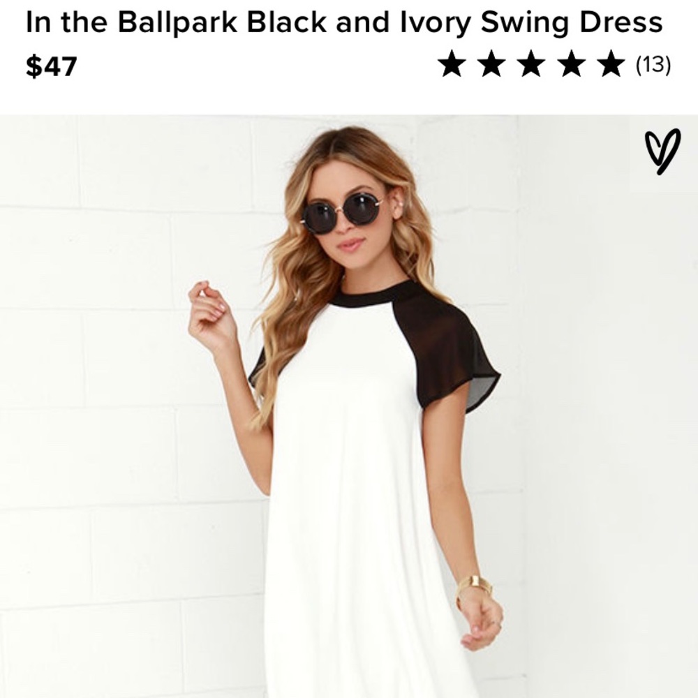 Lulu’s ‘Ballpark” Swing Dress
